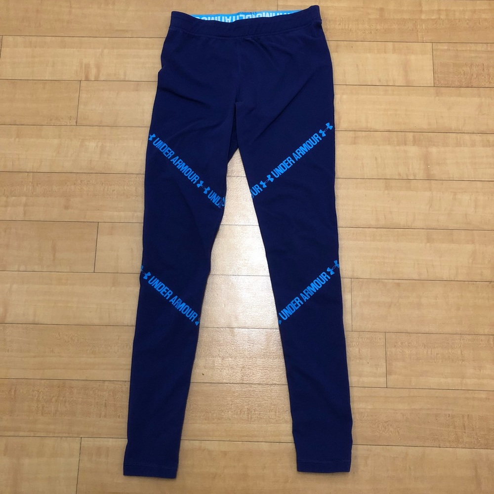 Under Armour purple leggings. Size small.
